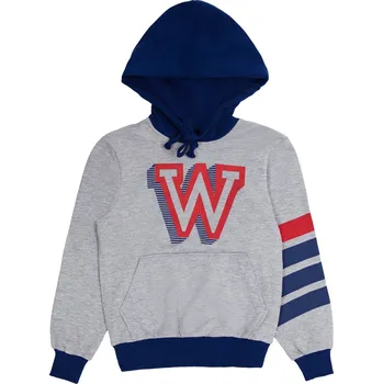 Chlapecká mikina Winkiki Kids Wear Chlapecká mikina s kapucí W - šedý melanž Velikost: 140