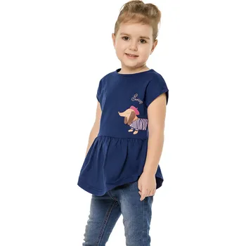 Dívčí šaty Winkiki Kids Wear Dívčí tunika Mon Amour - navy Velikost: 110