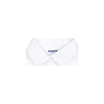 Dívčí tričko Winkiki Kids Wear Dívčí polo s dlouhým rukávem - bílá Velikost: 158