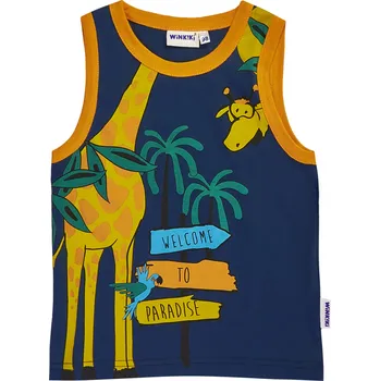 Chlapecké tílko Winkiki Kids Wear Chlapecké tílko Paradise - navy Velikost: 122