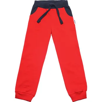 Winkiki Kids Wear Chlapecká tepláky Outdoor - červená Velikost: 116