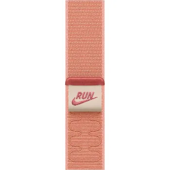 Řemínek na hodinky Apple Watch 46mm Alpenglow Pink Nike Sport Loop MGD54ZM/A