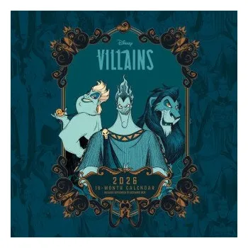 Kalendář DISNEY VILLAINS - Broschürenkalender im Format 30 x 30 (DE)