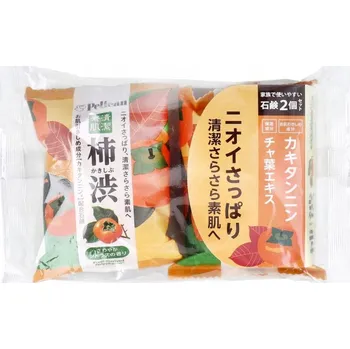 Mýdlo Mýdlo Pelican Rodinné mýdlo Pelican Persimmon Tannin 2 ks (80g x 2)