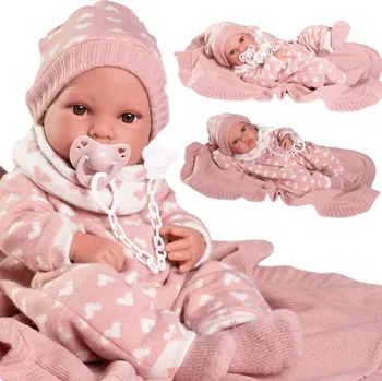 Panenka Antonio Juan 50418 Erika - realistická panenka miminko s celovinylovým tělem - 42 cm