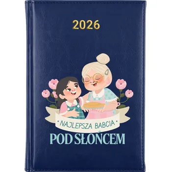 Kalendář Knižkový kalendář 2026 A5 FunnyCase modrý