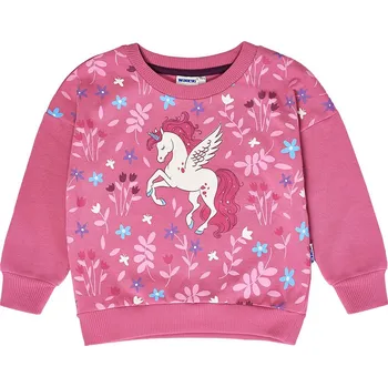 Winkiki Kids Wear Dívčí mikina Unicorn - růžová Velikost: 104