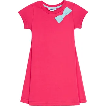 Winkiki Kids Wear Dívčí šaty Basic - růžová Velikost: 116