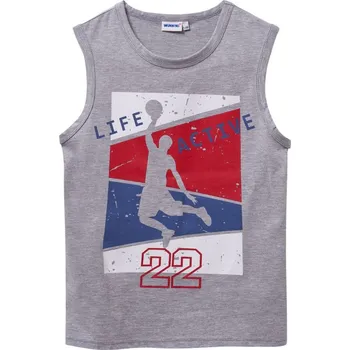 Chlapecké tílko Winkiki Kids Wear Chlapecké tílko Active - šedý melanž Velikost: 152