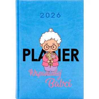 Kalendář Knižkový kalendář 2026 A5 FunnyCase modrý