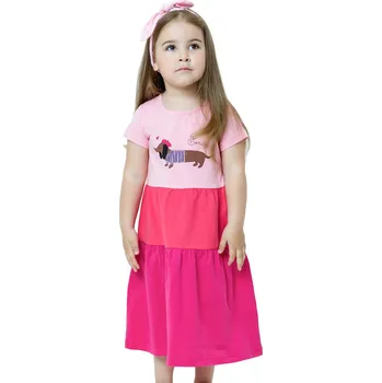 Dívčí oblečení Winkiki Kids Wear Dívčí šaty HUGO - růžová/fuchsie Velikost: 110