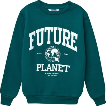 Chlapecká mikina Winkiki Kids Wear Chlapecká mikina Future Planet - Zelená Velikost: 146
