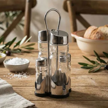 Skleněné dózy na koření KONIGHOFFER QUALITY 4 ks