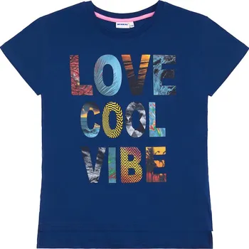 Winkiki Kids Wear Dívčí tričko Love Cool Vibe - navy Velikost: 164