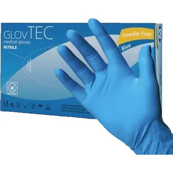 Vyšetřovací rukavice Nitrilové rukavice bez pudru 100 Ks XL