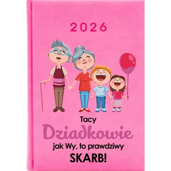 Kalendář Knižkový kalendář 2026 A5 FunnyCase růžový