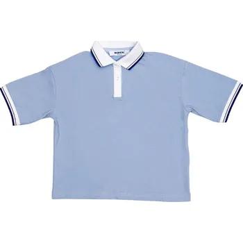 Dívčí oblečení Winkiki Kids Wear Dívčí polo s krátkým rukávem - modrá Velikost: 152