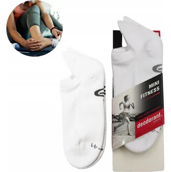 Pánské ponožky Kotníkové Ponožky InMove 36-38 bílé