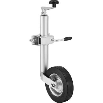 Hever Vevor Přívěsný zvedák s kolem, 150 kg nosnost, 230 mm zdvih, s rukojetí