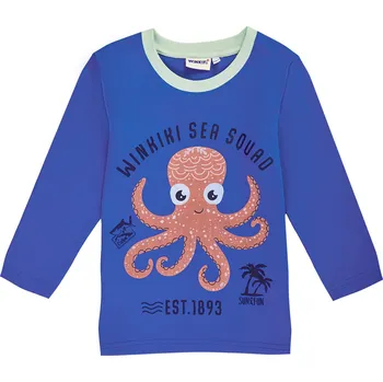 Winkiki Kids Wear Chlapecké tričko s dlouhým rukávem Sea Squad - tmavě modrá Velikost: 116