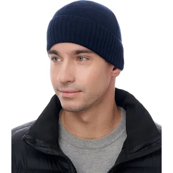 Čepice Marhatter Pánská pletená čepice - 1031 - tmavě modrá