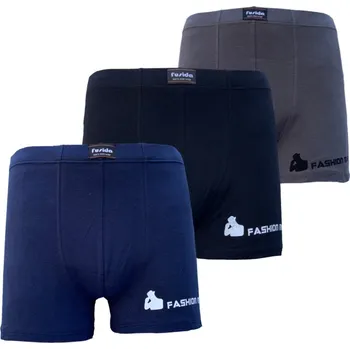 Pánské spodní prádlo FUSIDA Boxerky Fashion man ( 3 ks v balení ) Barva: Mix barva, Velikost: XXL