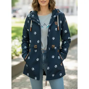 Dámská letní bunda- nadměrné velikosti 2XL až 6XL tm. modrá Již pouze vel. XXL