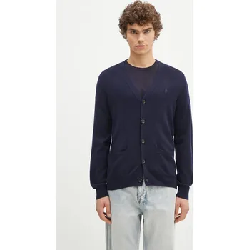 Dámské oblečení Vlněný kardigan Polo Ralph Lauren RWS-Longsleeve 710946144 námořnická modř 59C, vel. XXL