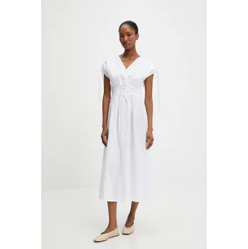 Dámské šaty Šaty Answear.LAB 6486.tos bílá 00X, vel. L