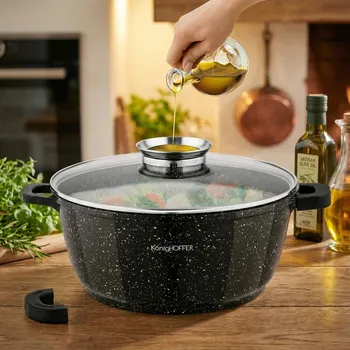 Keramický hrnec s aromatizérem Konighoffer Kingstone 6,3 l na indukci