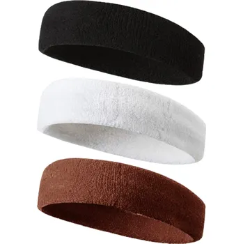 Čelenka SADA 3x ČELENKA do VLASŮ na BĚH, TENIS, SPORTOVNÍ UNISEX