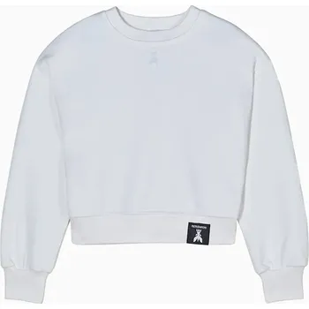 Chlapecká mikina Dětská bavlněná mikina Patrizia Pepe J315 7M0932 bílá 00X, vel. 164