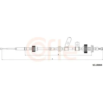 Lanko parkovací brzdy Lanovod parkovací brzdy COFLE 92.1E.LR004