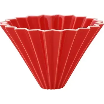 Kávovar Origami dripper S červený