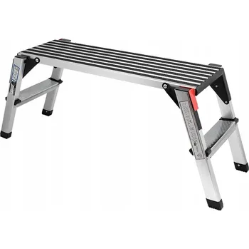 Žebřík Plošina 96,5x38,5x50 cm 150 kg, skládací, protiskluzová