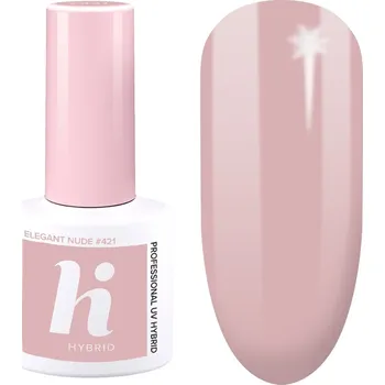 Přípravek na nehty Hybridní lak Hi Hybrid Elegant Nude č. 421 5 ml