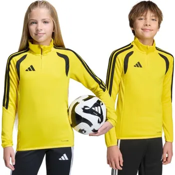 Dívčí tričko Dětská mikina adidas Tiro 26 League Training Top žluto-černá JY7158 164 cm
