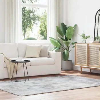 Koberec Koberec shaggy s dlouhým vlasem, NAVARRA, stříbrnošedý, 160x230cm