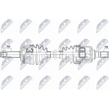 Hnací hřídel - poloosa NTY NPW-HY-628