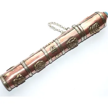 Vonná tyčinka TUBUS NA TYČINKY, kov, měděná patina