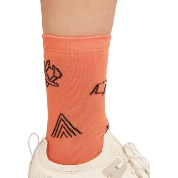 Dámské ponožky Dámské merino městské ponožky ICEBREAKER Wmns Lifestyle_Ultralight Crew Camp Ess, Tang/Bittersweet velikost: 35-37 (S)