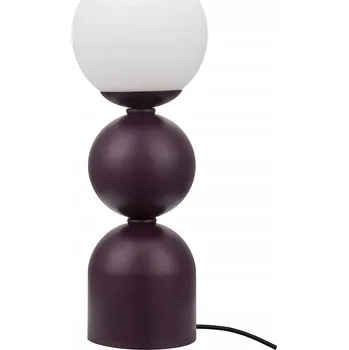 Lampička Stolní lampa Goodhome Winterton, bílá a fialová, 5 W