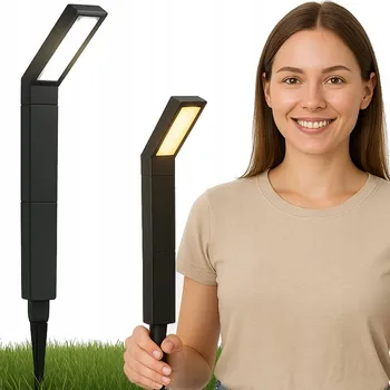 Venkovní osvětlení Solární lampa zapichovací Jumi černá 67 cm 1 ks