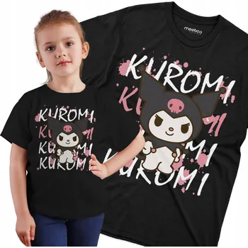 Chlapecké tričko Dětské tričko KUROMI do školy a školky Bavlna Dětská velikost 80