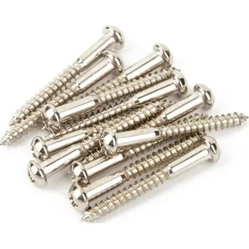 Fender Vintage-Style Stratocaster Bridge Mounting Screws, Nickel + prodloužená záruka 3 roky