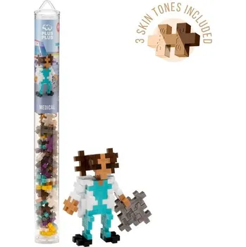 ostatní stavebnice Plus-Plus Tuba Lékař - 100 Dílků - PLUS-PLUS