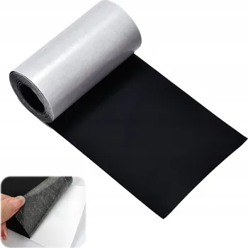 Látková záplata SAMOLEPICÍ NYLONOVÉ ZÁPLATY NA OPRAVU ČERNÉHO OBLEČENÍ BUND NÁHLEDŮ ROLE 2m