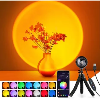 Lampička MERGBW-HOME BAREVNÁ LAMPA ZÁPAD SLUNCE