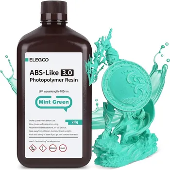 Filament Resin pro 3D tiskárnu Elegoo zelená 2 l