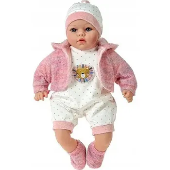 Panenka PANENKA MIMINKO 45 CM MLUVÍ A ZPÍVÁ V POLŠTINĚ + DUDLÍK INTERAKTIVNÍ, PRO MIMINKA